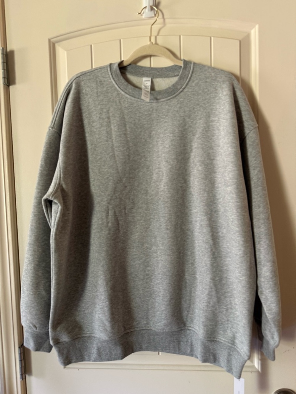 Classic Gray Crewneck Sweatshirt - Comfort Fit. NWT
